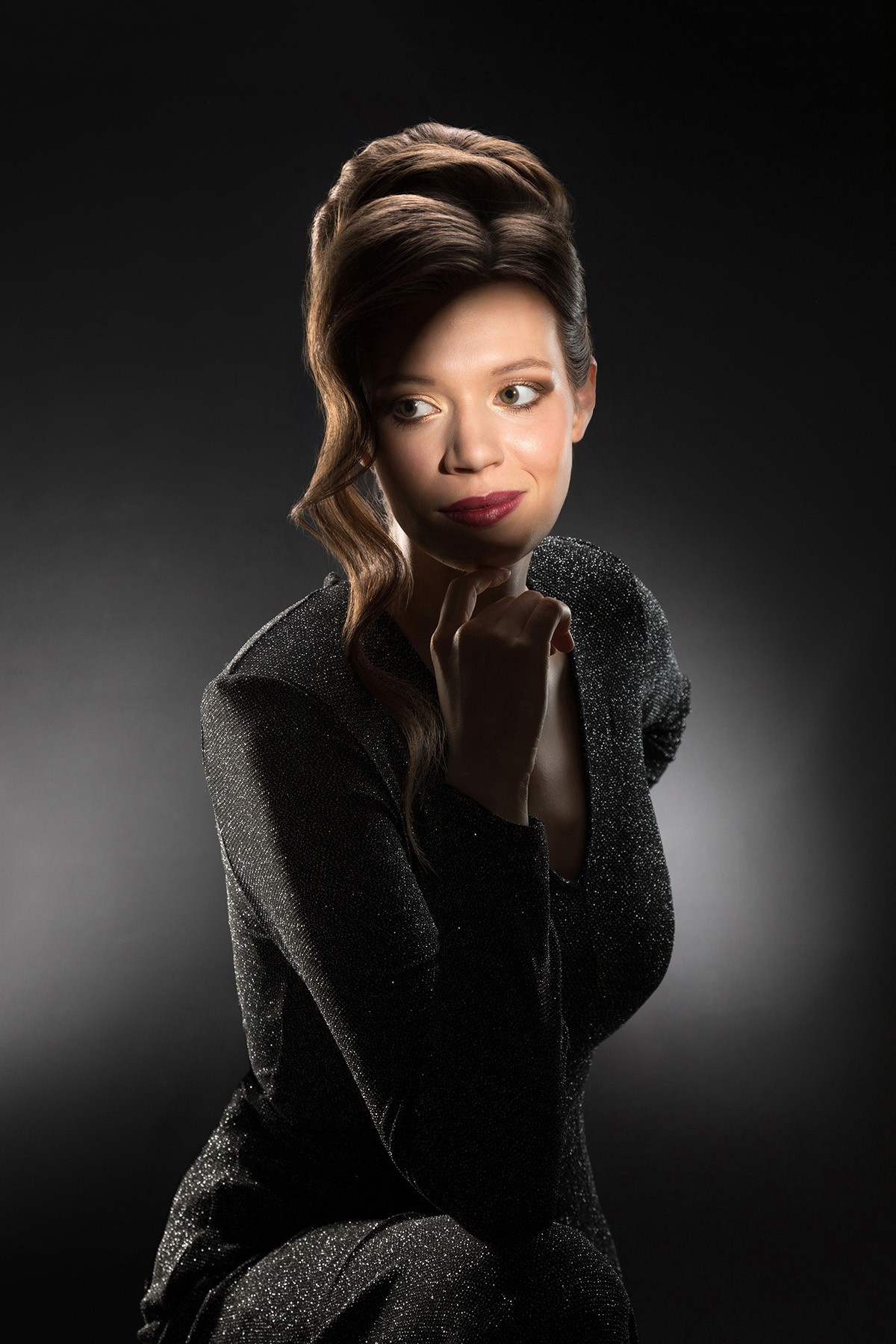 Classical glamour portrait