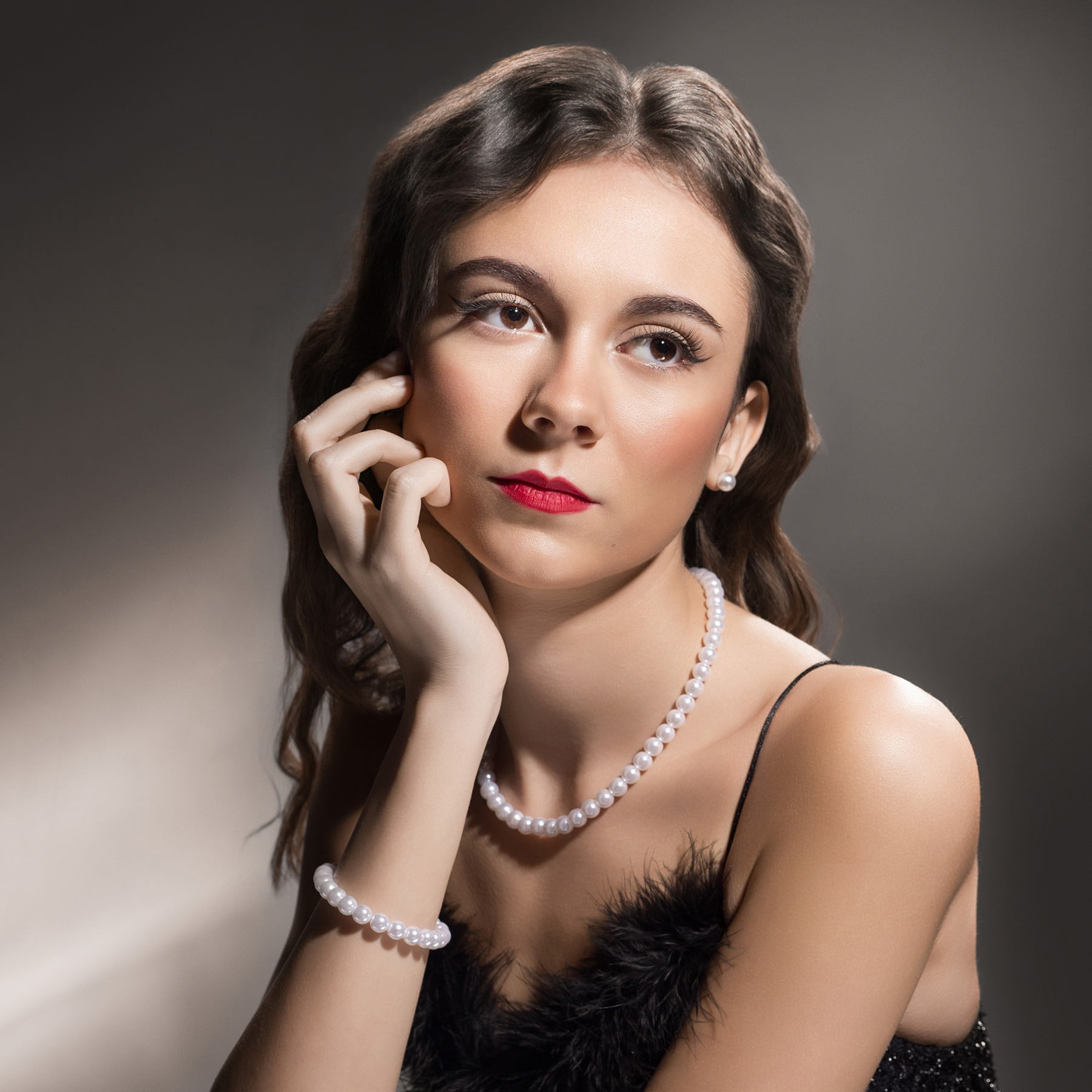 Classical glamour portrait